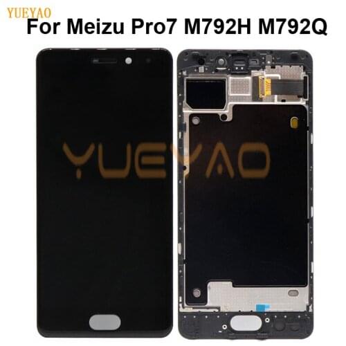 LCD Display For Meizu Pro 7 LCD Display Touch Screen Digitizer Assembly With Frame For Meizu Pro7 M792H M792Q Display