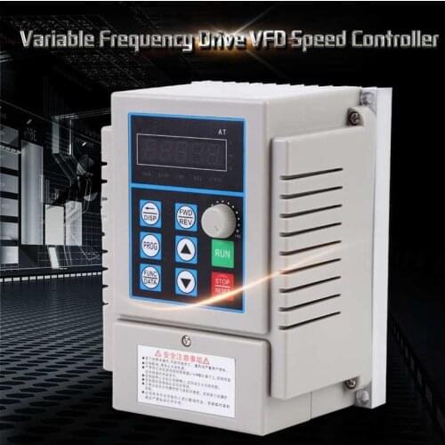 1pc AC 220V 0.75kW Variable Frequency Drive VFD Speed Controller Inverter Single Phrase frequency converter