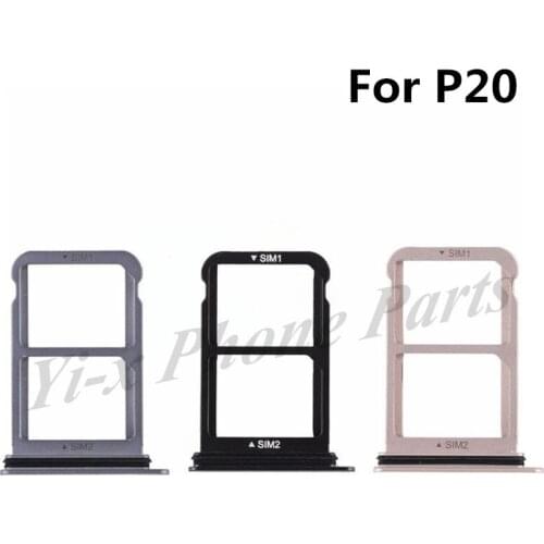 10pcs/slot SIM Card Tray Micro SD Card Tray Holder Slot For Huawei Asecnd P20 Replacement Parts