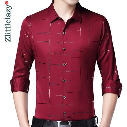 2020 bright long sleeve men social shirt streetwear casual pocket striped shirts dress mens slim regular fit clothes fashions 13