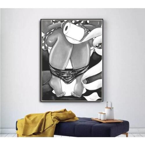 5D Diy Bathroom Art Deco Wall Sticker, Toilet Woman Diamond Painting, Cross Stitch, Diamond Embroidery Cartoon Sexy Woman Mosaic