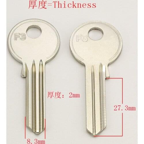 A037 House Home Door F3 Key blanks Locksmith Supplies Blank Keys 25 pieces/lot