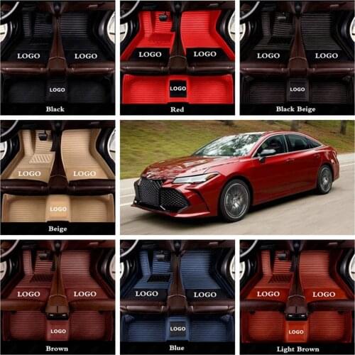 Car Floor Mats Carpet Cover for Toyota Avalon 86 Corolla Camry CROWN Car Accessories Auto Foot Mats Automobile Floor Mat