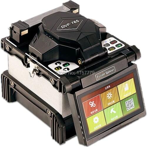 DVP-765 Digital Fiber Optical Fusion Splicer machine for FTTx FTTH Patch Cord With Optic Fiber Cleaver