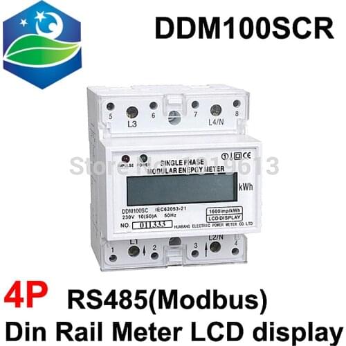 Din rail Kilowatt Hour monitor Meter Power 220VAC/230VAC 5(30)A 50HZ