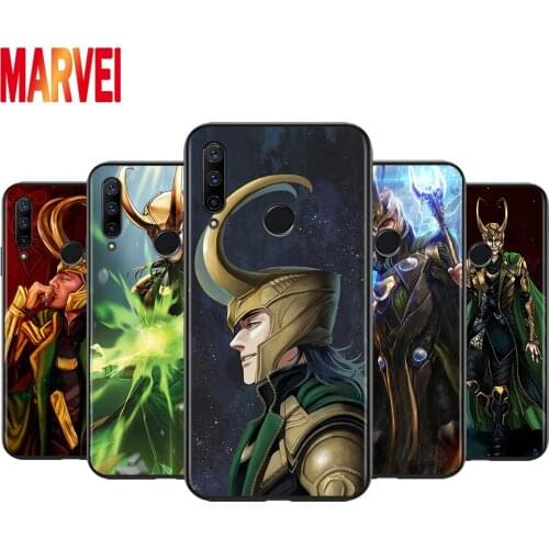 Fashion Marvel Loki Art Soft TPU For Huawei Honor V30 30 X10 30i 10X 30S 20S View 20 V20 Pro Plus Lite RU Black Phone Case