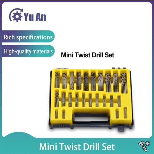 Mini Twist Drill Set Bench Drill Twist Drill Mini Perforated Needle Small Twist Drill Buddha Bead Drill Glasses Drill Bit Cover