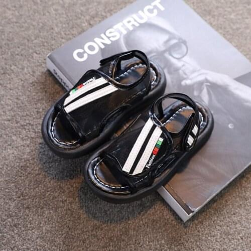 2021 New Boys and Girls Summer Sandals Korean Casual Breathable Open-toed Tide Shoes Soft Bottom Childrens Net Red Beach Shoes