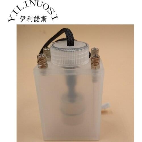 Original for seiko 55ml aluminium sub tank cartridges with sensor 4 holes white printer parts