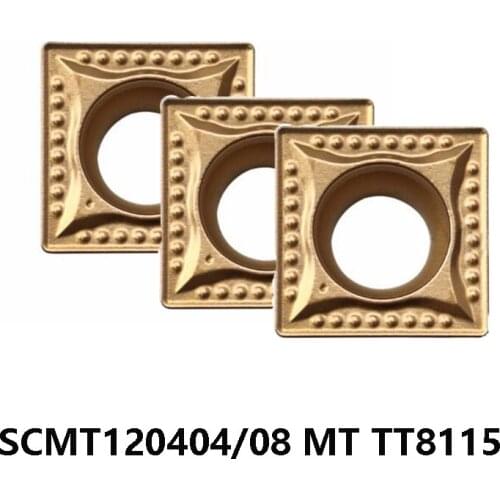 TaeguTec SCMT120404MT TT8115 SCMT120408MT TT8115 Carbide Inserts Lathe Cutter Tools Original CNC Tools inserto para torno