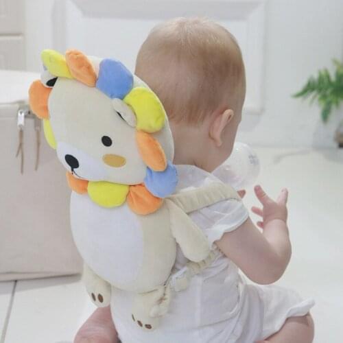 Baby Head Protection Pillow Cartoon Infant Anti-fall Pillow Soft PP Cotton Toddler Children Protective Cushion Baby Safe Care