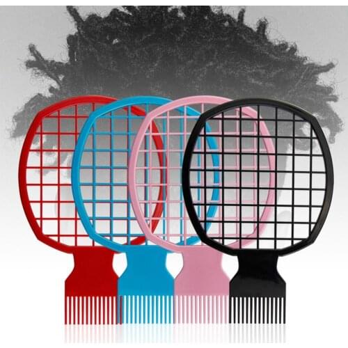 Unisex Afro Comb Practical Double Ended Dirty Braid Curly Hair Comb Brush Hairdressing Styling Tool