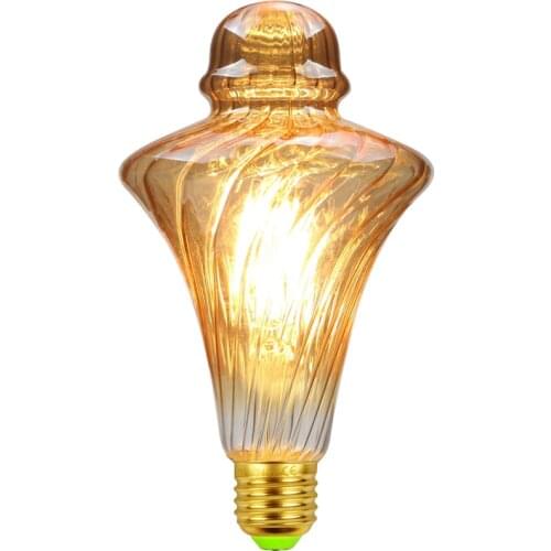 LED Antique Lamp Shaped Lamp Filament Lamp Retro Decorative Bulb Bar Restaurant Living Room Chandelier Light Source 220V/4W