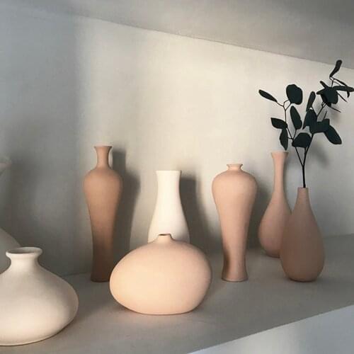 Flower Vase For Home Decor Glass Vase Bonsai Tabletop Terrarium Table Ornaments Dried Flower Small Vase