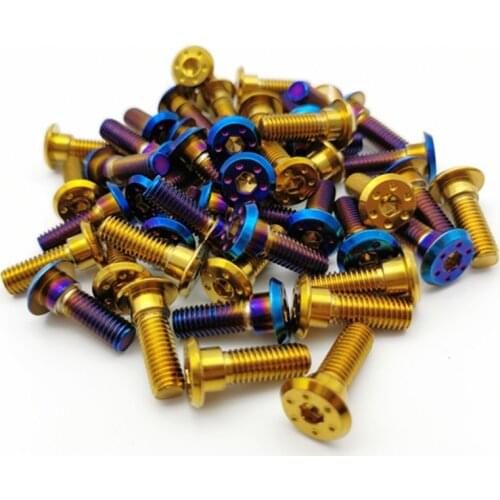 Motorcycle Stainless Steel Brake Rotor Screw M8 with Step Drill Point Flat Head Cnc Finished