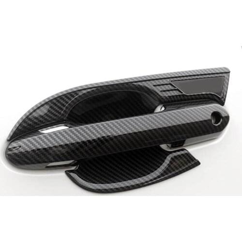 For Toyota RAV4 RAV-4 2019 2020 2021 Car Door Handle Cover Door Handle Outer Bowl Protective Trim Car Accessories