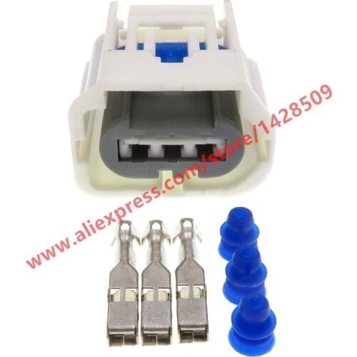 5 Sets 3 Pin Automotive Power Steering Pump Plug Electrical Waterproof Connector For Mazda Ford Focus