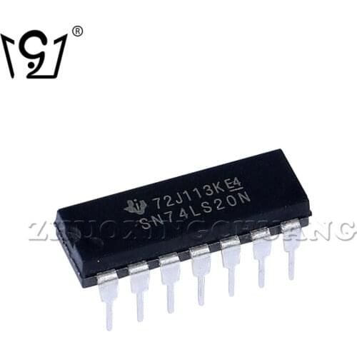 10PCS SN74LS20N DIP-14 HD74LS20P DIP14 HD74LS20 74LS20 SN74LS20 new and original IC