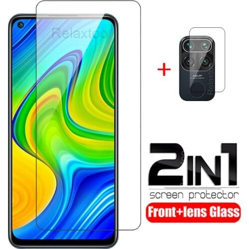 2IN1 Screen Protector For Redmi note 9 Tempered Glass For Redmi note 9 pro max 9s For Redmi Note 8 8 Pro 8T Camera Lens glass