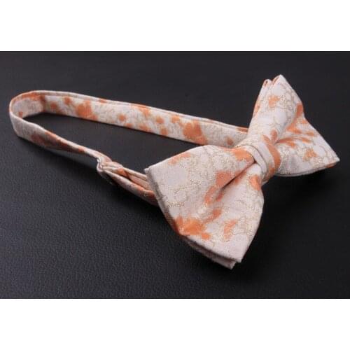 6colors Double layer polyester tie high-end British fashion designer vintage women bow ties for men wedding bowties floral 50pcs