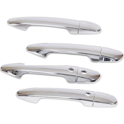 8Pcs/Set Car Exterior Door Handle Cover Trim Smart Keyhole Keyless Entry ABS Chrome Fit for Mazda 2 3 6 CX3 CX5 CX9 2017 2018