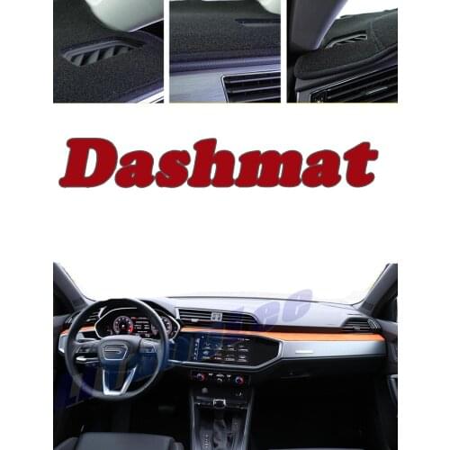 Car DashMat Cover Sun Protection Carpet Anti Slide Pad For Audi Q3 F3 RS 2018~2021 Insulated Dash Mat