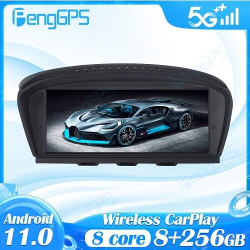 Car Multimedia DVD Player Android 10.0 for BMW 5 Series E60 2005-2010 CCC GPS Navigation FM AM Radio 8.8 Inch 4+64G IPS Headunit
