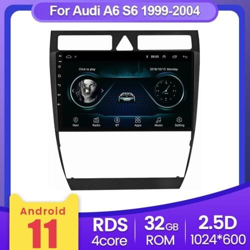 Bluetooth Wifi Car dvd multimedia player For Audi A6 C5 1997-2004 S6 2 1999-2004 RS6 1 2002-2006 navigation gps stereo Quad-core