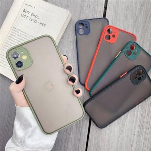 Phone Case For Samsung Galaxy A32 A72 A52 A42 A21S A12 5G A51 A71 4G Soft Bumper Transparent Matte PC Back Cover