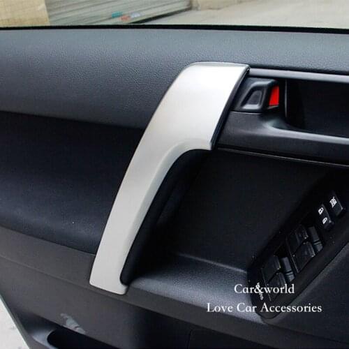 For 2010 to 2018 Toyota Land Cruiser Prado J150 150 Front Door shook hands Cover Interior Armrest Panel Handrail Car Accessories