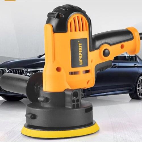 Electric car polishing machine Small hand-held polishing locomotive beauty tool Household sealing and waxing machine