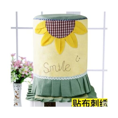 European water dispenser cover simple modern home living room mineral water dust cover fabric vertical bucket two-piece