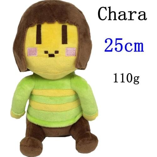 25cm Game Undertale Frisk And Chara Stuffed Plush Doll Toy For Kids Gift