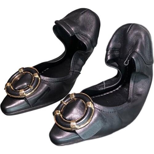 Genuine Sheep Skin Leather Cone Shoes Soft Comfortable Pregnancy Mommy Wearing Flat With Slip On Easy for Lazy Men New 1.5 CM