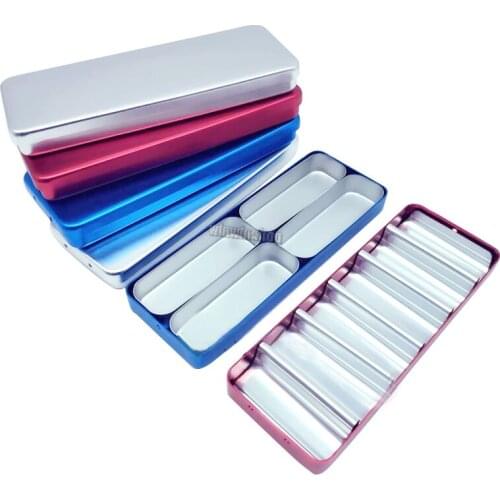 1PCS Dental Bur Houder Block Sterilisator Case Desinfectie Endo Box Rack Voor Tandarts