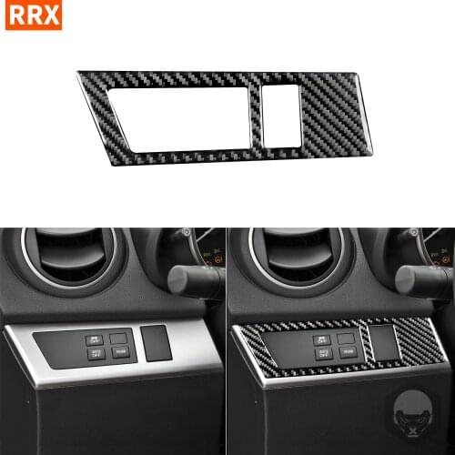 For Mazda 3 Axela 2010 2011 2012 2013 Mazdaspeed3 Carbon Fiber Sticker Headlamp Switch Panel RVM Button Interior Car Accessories