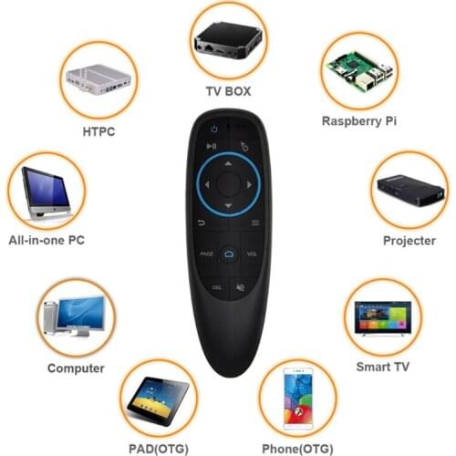 Commonly Used LCD LED TV Voice Remote Control Air Mouse G10BTS 2.4G Gyroscope Controller Multipurpose ControllerClarice
