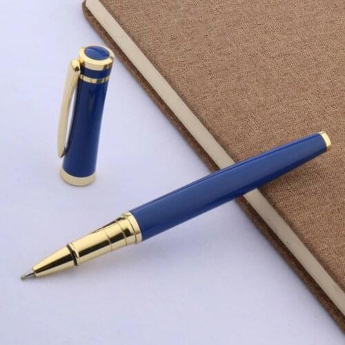 BLUE GOLDEN gift pen new OFFICE metal rollerball pen