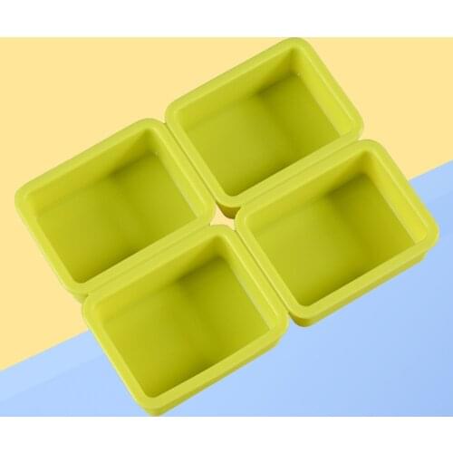 DIY Homemade Soap Mold Silicone Soap Cake Mold Rectangular