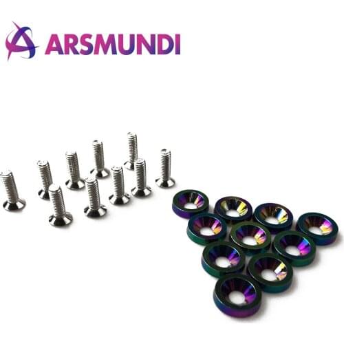 M6 Fender Washers neo chrome 1set=10pcs washers and bolt