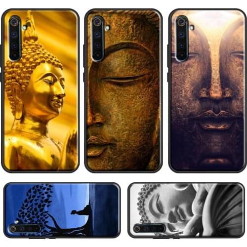 Buddha Statue For OnePlus 9 Pro 8 7T 8T Nord Phone Case For OPPO Realme 8 6 7 Pro Q3 C3 C11 C15 C21 GT