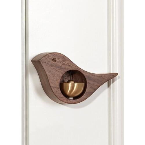 GY Door Type Wind Chimes Door Reminder Copper Bell Door Opening Doorbell Refridgerator Magnets Hanging Decoration Small Pendant