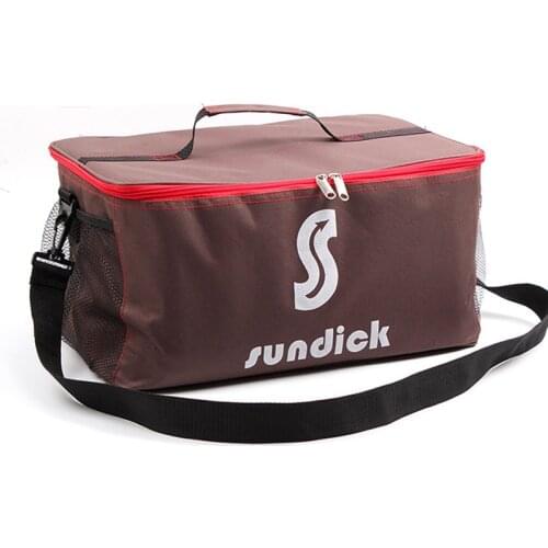 Big capacity thermal folding cooler bag picnic lunch box insulated cool handbags ice pack vehicle insulation thermo bags SD48