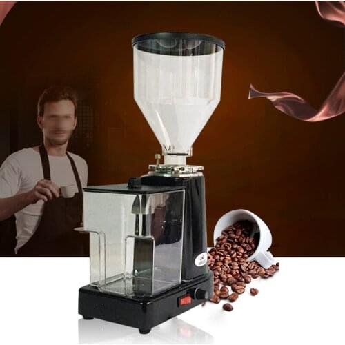 XL-018 Electric Coffee grinder commercial household coffee grinder Coffee Milling machine Flat Burr grinder Black/Red 110v/220v
