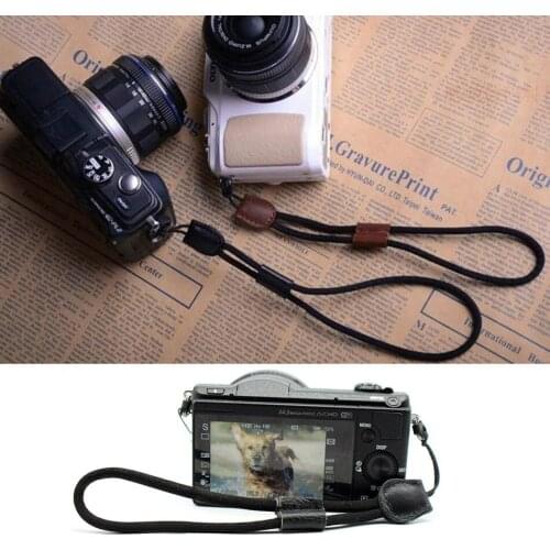 20pcs\lot Universal Luxury Leather Wrist band Camera Wrist Rope Bundle For Digital Camera Canon SONY Nikon Samsung Panasonic