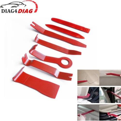 7pcs Handheld Universal Disassembly Tool Remove Car Radio Panels,Audio,Door,Dashboards Pry Tools Interior Repair Disassembly Kit