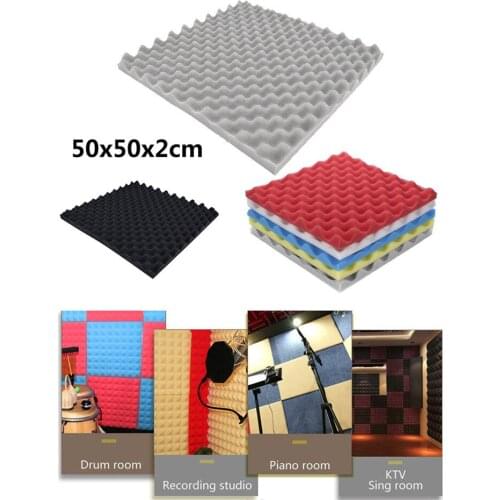 Acoustic Foam Panels Mushroom Studio Wedge Tiles Sound Panels Wedges Soundproof Sound Insulation Absorbing Dampening Foam