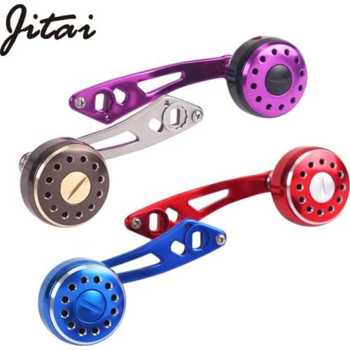 JITAI Aluminum Metal Fishing Reels DIY Handle Aluminum Knob For Daiwa Abu Baitcast Reels Wheels Fishing Tackle Accessories Pesca