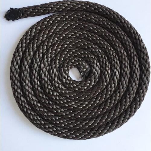 Diameter 9mm Tracking Round Rope Outdoor Walking Training braided Nylon rope blue coffee red green collor nylon rope