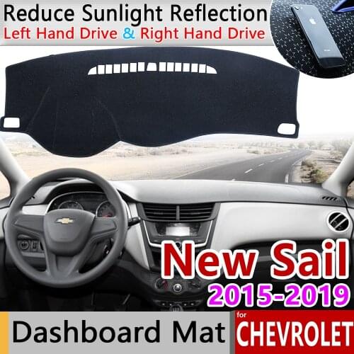 For Chevrolet Sail 2015 2016 2017 2018 2019 Anti-Slip Mat Dashboard Cover Pad Sunshade Dashmat Car Accessories New Nueva Sail 3